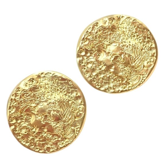Authentic Salvador Dali D'or for Piaget 18k & 22k Yellow Gold Cufflinks - Picture 1 of 12